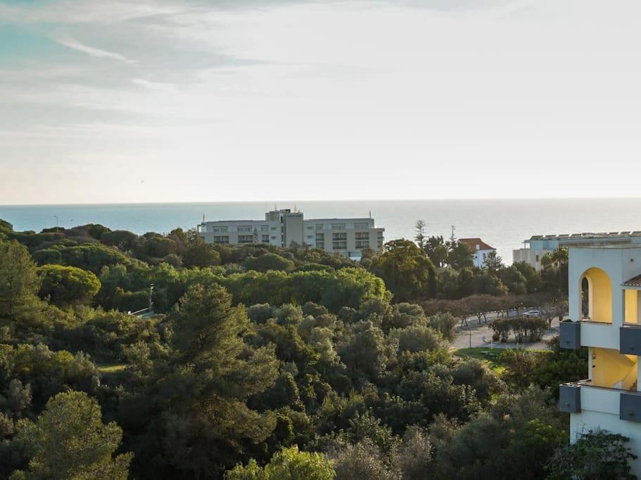 Central Apartment - Pool And Sea View & Albufeira Center Bagian luar foto
